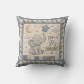 Coussin Couvre-lit éléphant Rêve Grand (Verso)