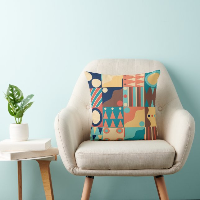 Coussin Couvre-lit Rétro des Années 70 (Chaise)