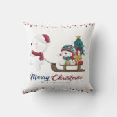Coussin Couvre-oreiller Winter Wonderland | Vibrations de (Verso)