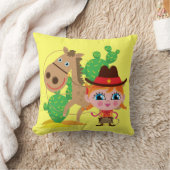 Coussin Cow-girl et cheval (Couverture)