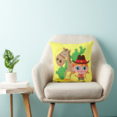 Coussin Cow-girl et cheval (Chaise)