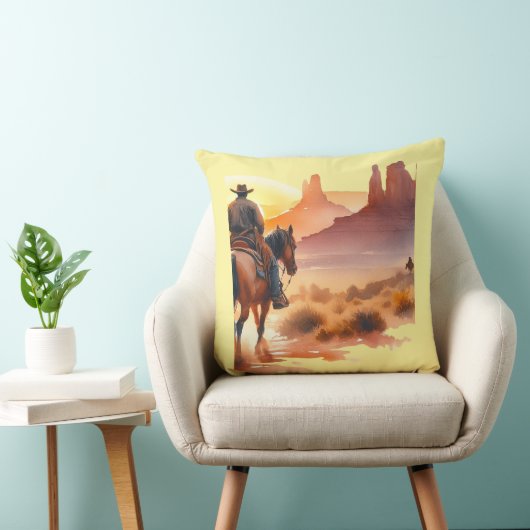 Coussin Cowboy du désert (Chaise)