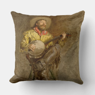 Coussin Cowboy espagnol chantant avec une chanson de piste
