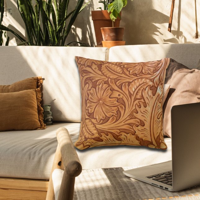 Coussin cowboy rustique de l'ouest (Créateur téléchargé)