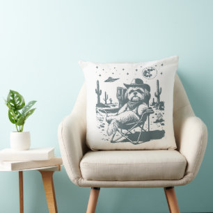 Coussin Cowboys UFO Western français