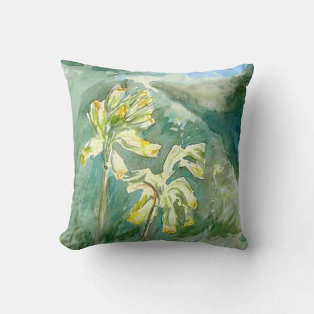Coussin Cowslips d'Alexandra Cook (Recto)