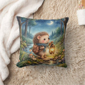 Coussin Cozy Hedgehog Lantern Kids Room & Nursery (Couverture)