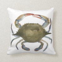 Crabe d'aquarelle - gris