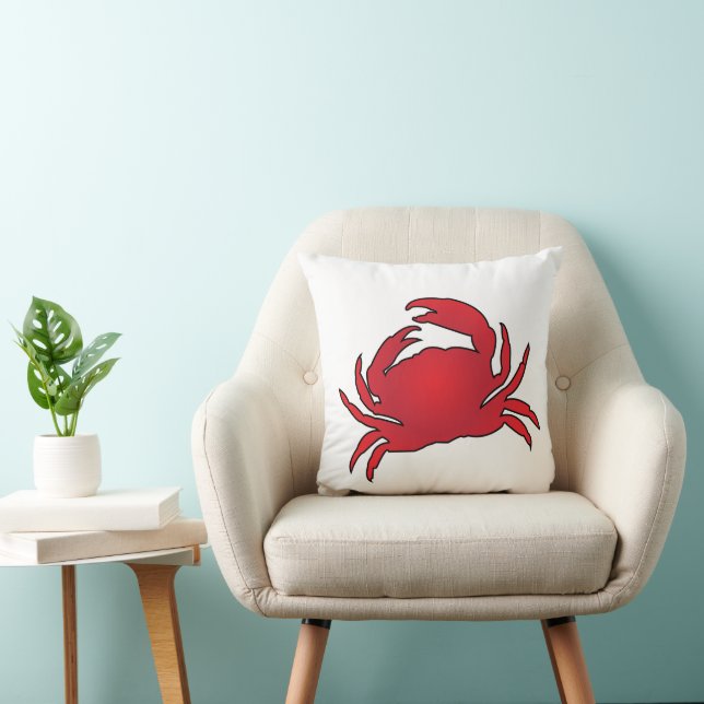 Coussin Crabe rouge (Chaise)