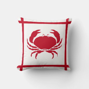 Coussin Crabe rouge ~ Thème Nautique