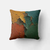 Coussin Cracked Colors Symphony – Texture Art of Time (Verso)
