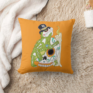 Coussin Crâne à sucre Iguana