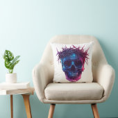 Coussin Crâne avec couronne d'épines (Chaise)