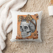 Coussin Crâne chute arc Halloween (Couverture)