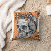 Coussin Crâne chute arc Halloween (Couverture)