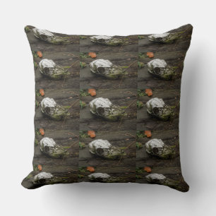 Coussin Crâne de cerf blanc