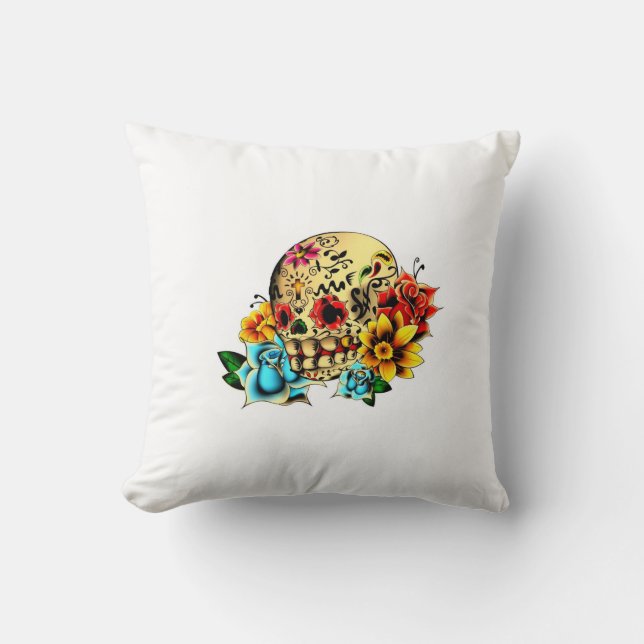 Coussin Crâne de sucre (Recto)