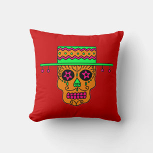 Coussin Crâne de sucre de Gaucho