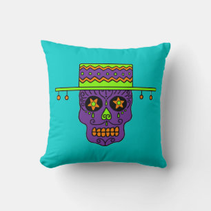 Coussin Crâne de sucre de Gaucho