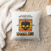 Coussin Crâne d'Halloween Drôle Épouvantable Citation Vint (Couverture)