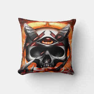 Coussin crâne Eye Joe