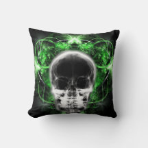 Crâne fractal à papillon X-Ray - Vert