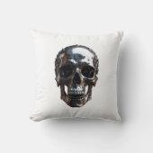 Coussin Crâne métallique (Recto)