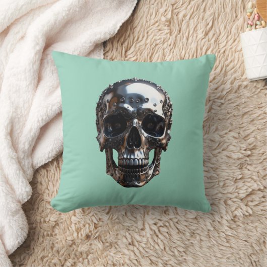 Coussin Crâne métallique (Couverture)