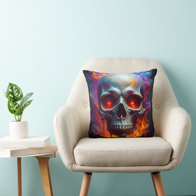 Coussin Crâne qui fond (Chaise)