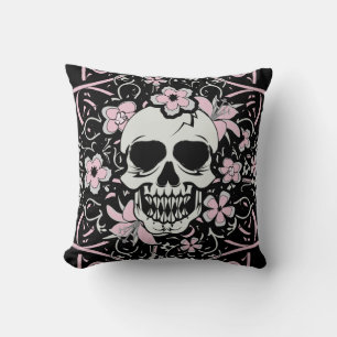 Coussin Crâne Vintage