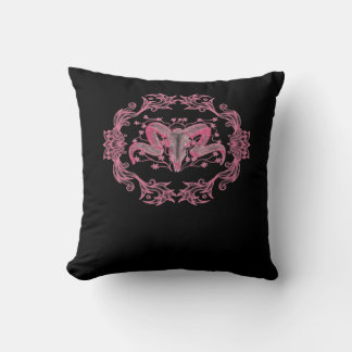 Coussin Crâne Whimsigoth esthétique
