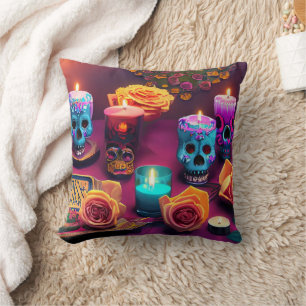 Coussin Crânes à sucre