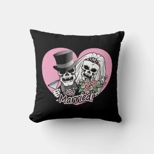 Coussin Crânes juste mariés