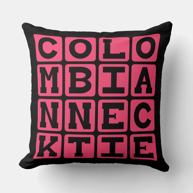 Coussin Cravate Colombienne, Méthode d'Exécution (Recto)