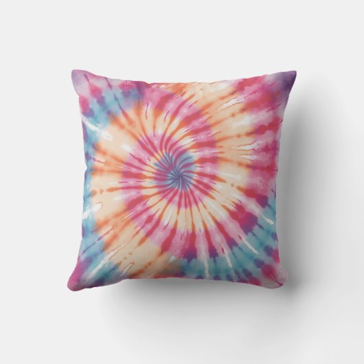 Coussin Cravate-Coussin à teinture arc-en-ciel (Verso)