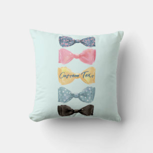 Coussin Cravates Bow personnalisés
