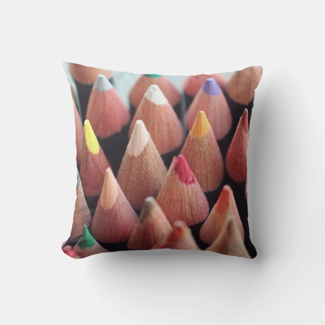 Coussin Crayons de couleur (Recto)