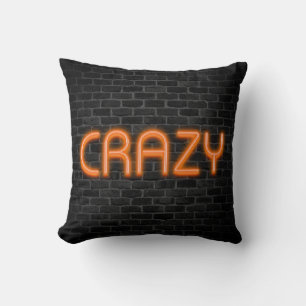 Coussin CRAZY Dans Les Lumières De Non Orange