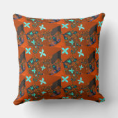 Coussin Crazy Quilt - Fractal Abstract Design (Verso)