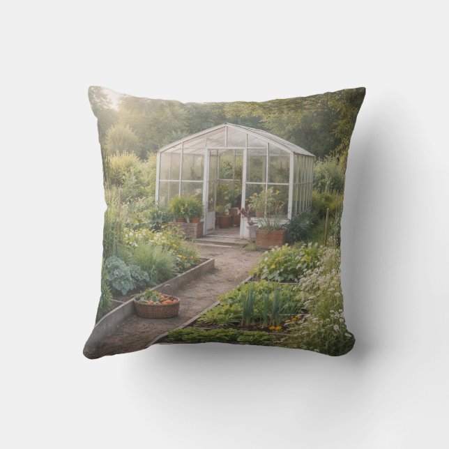 Coussin Create your own coffee before gardenening photo (Verso)