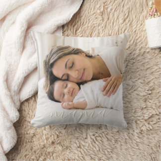 Coussin Create Your Own Custom Photo Mothers Day Memory