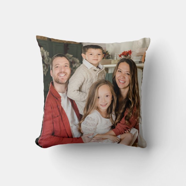 Coussin Create Your Own Two Photo Custom Pic Double Sided (Recto)