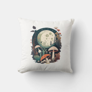 Coussin Création de champignon Aesthetic Goblincore et Cot