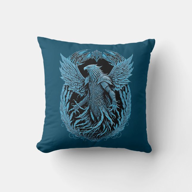 Coussin Créature Imaginaire | Aigle médiéval (Recto)