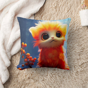 Coussin Créature orange