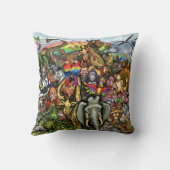 Coussin Créatures Bêtes et Animaux (Verso)