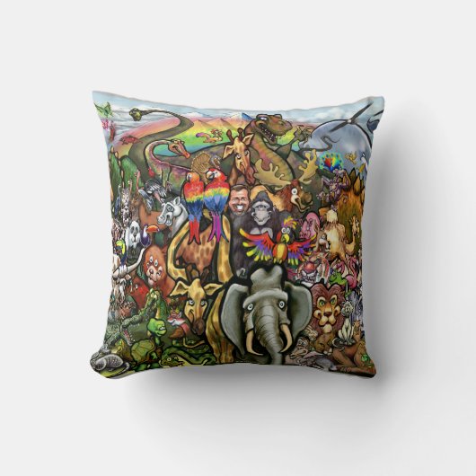 Coussin Créatures Bêtes et Animaux (Recto)
