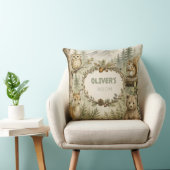 Coussin Créatures de la forêt Salle pour enfants/bébé Nom (Chaise)