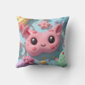Coussin Créatures Fantastiques Pastel Kawaii (Verso)