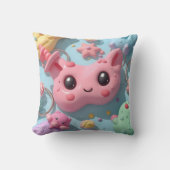 Coussin Créatures Fantastiques Pastel Kawaii (Recto)
